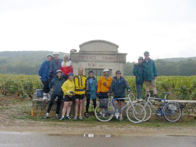 Group Photo at Chambertin Vinyards.